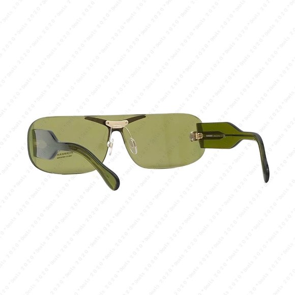 New Burberry BE3123 3917/2 60mm Green Transparent Sunglasses - Picture 6 of 12